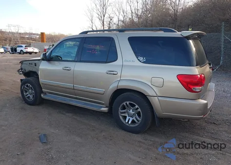 2005 Toyota Sequoia Limited V8 z USA, uszkodzony, nr VIN 5TDBT48A65S251730